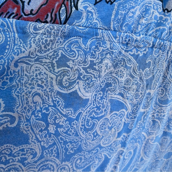 ED HARDY Y2K Vintage V Neck T Shirt Cover Up Tunic Drawstring Beach/Swim Size S - Picture 7 of 9